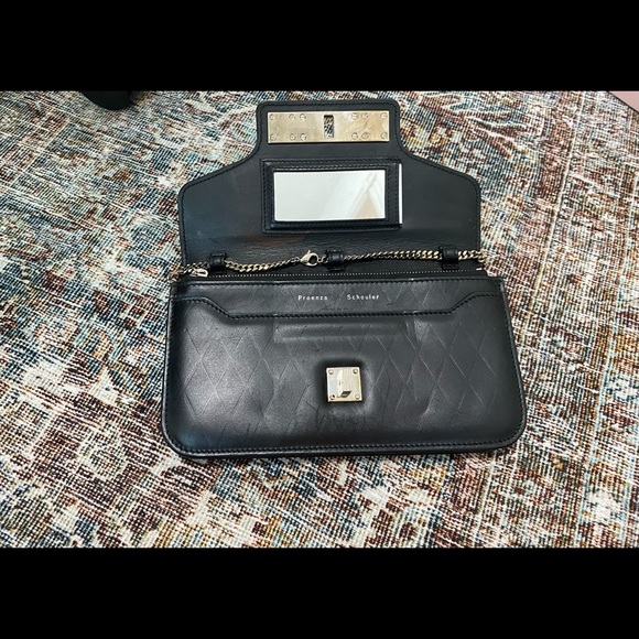 Proenza Schouler black wallet on chain! - Picture 3 of 4